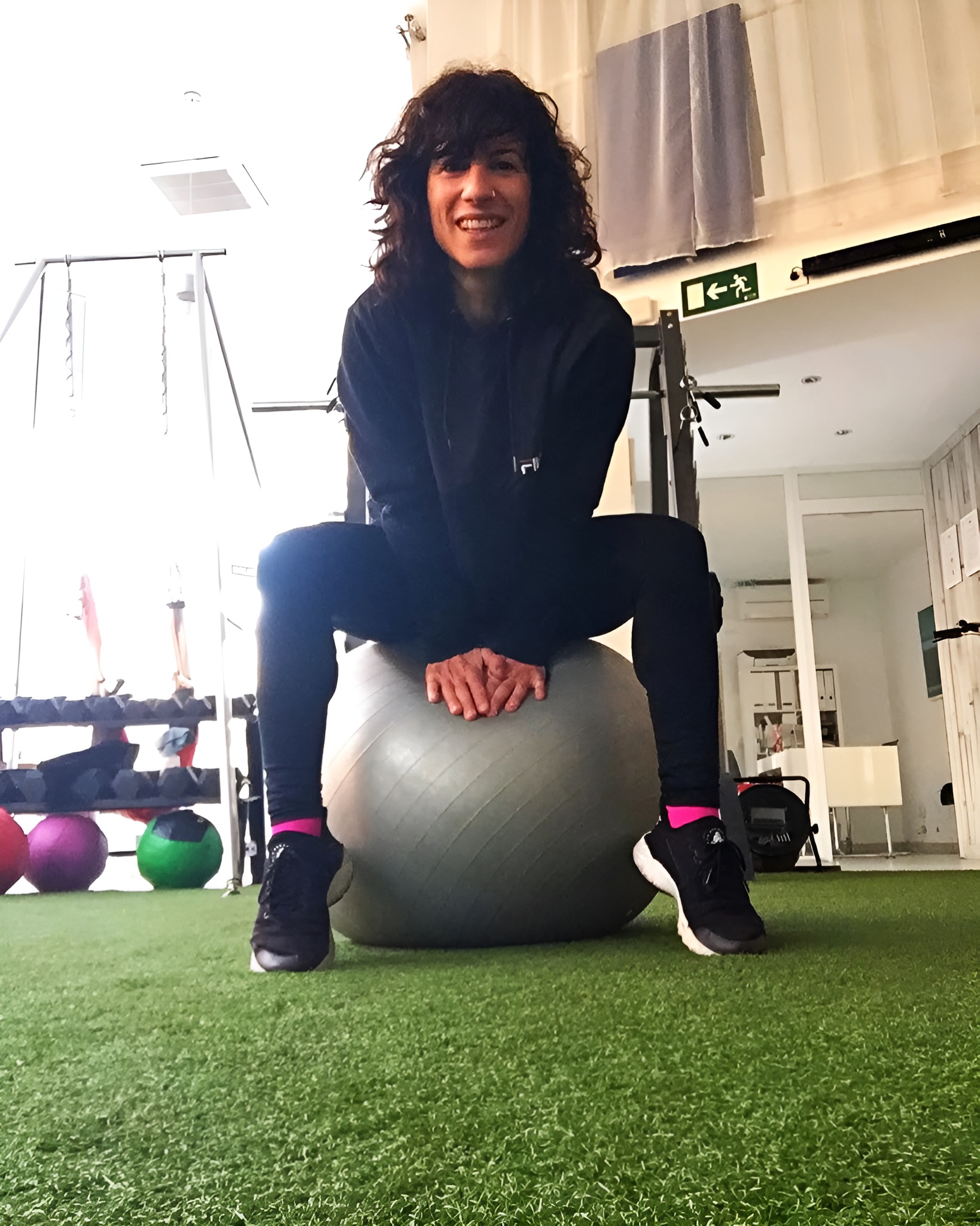 Another photo of Loreto Parrilla during a training session